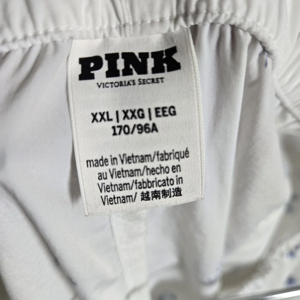 Victoria's Secret Pink White Floral Parachute Cargo Pants Balloon Barrel XXL - Picture 9 of 10